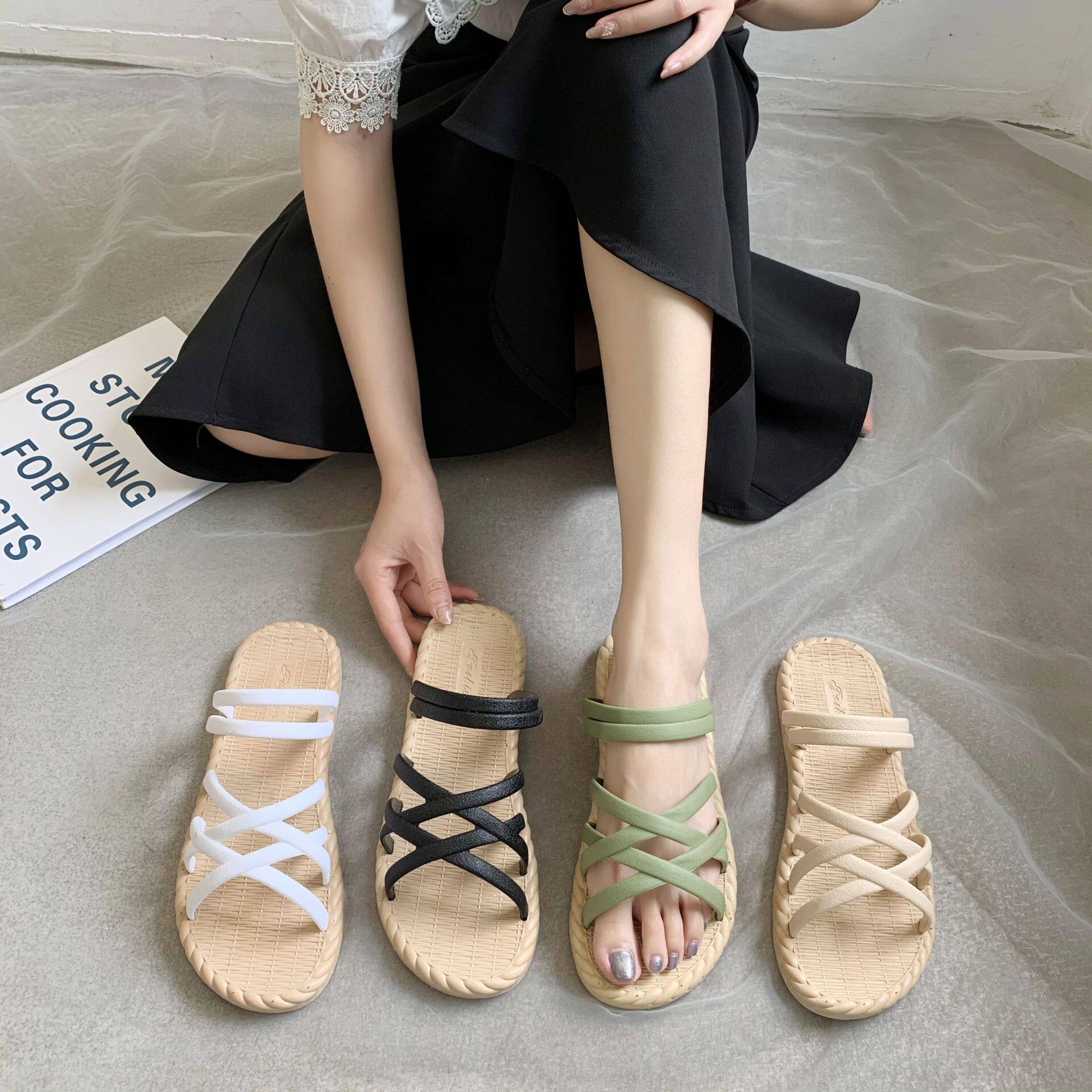 两穿凉鞋女夏外穿新款夏韩版百搭