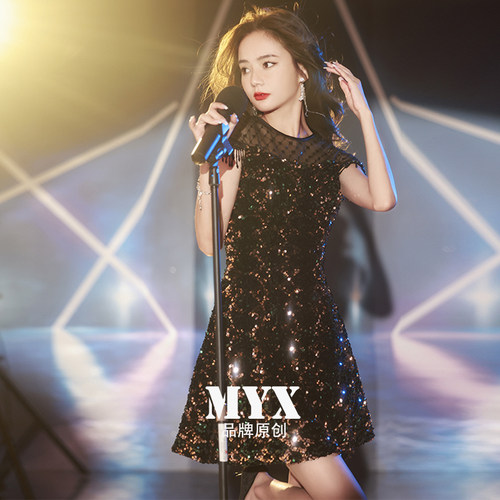 小洋装短款生日宴会成人礼晚礼服