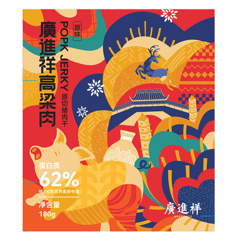 猪肉脯广进祥温州特产