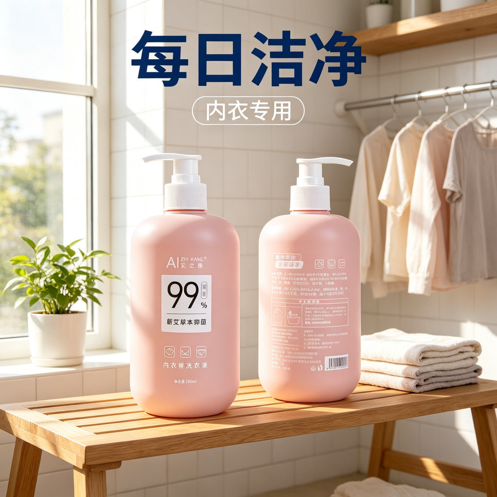艾之康内衣洗衣液抑菌除螨留香