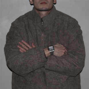 Jacket Down AW25 复古主题元 灯芯绒立领羽绒服男 GcBrand 素 Lab