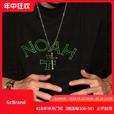 美式休闲NOAH十字印花短袖体恤潮