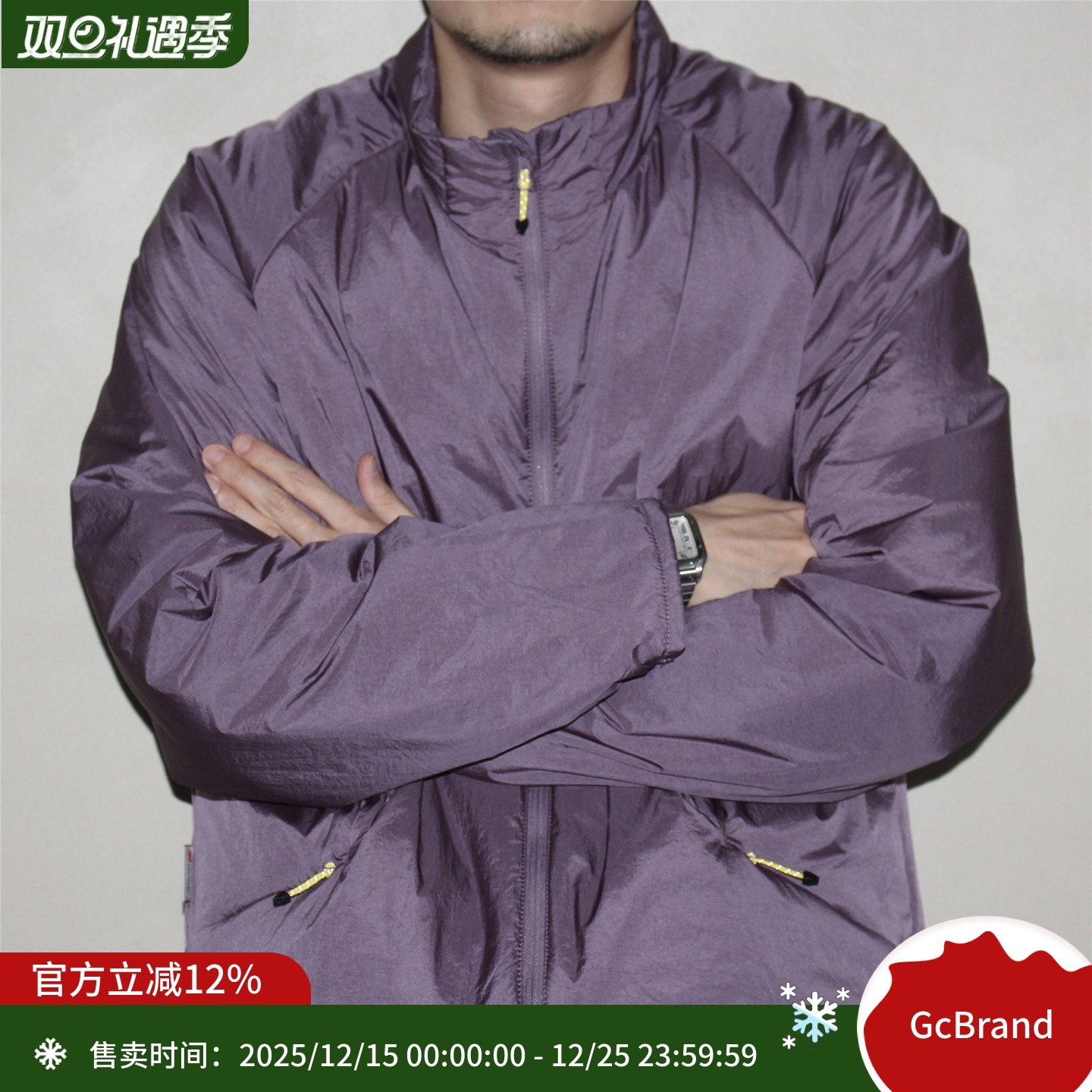 GcBrand Lab AW25 复古主题元素 美式休闲男女装棉衣立领夹克棉服