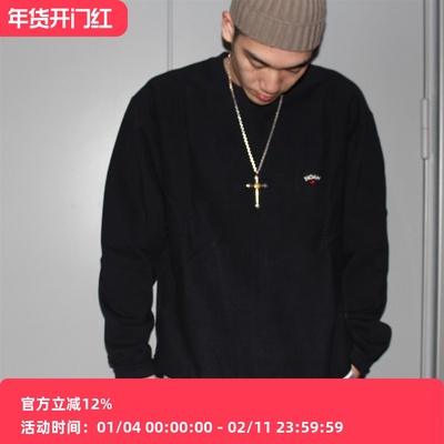 noah十字刺绣针织毛圈卫衣外套潮