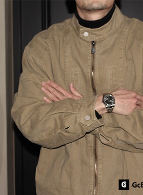 GcBrand Lab Jacket SS26 复古 基础款 日系休闲工装夹克立领外套