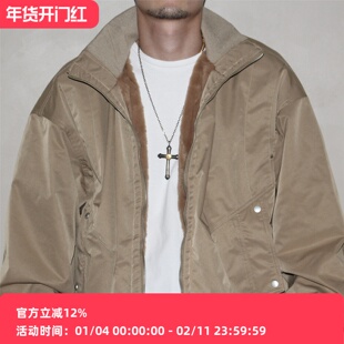 GcBrand Lab Cotton Jacket  内里毛绒一体设计 立领棉衣工装棉服