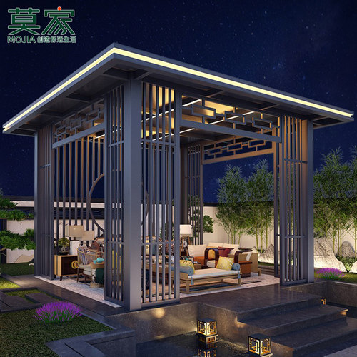 莫家铝合金凉亭新中式亭子户外