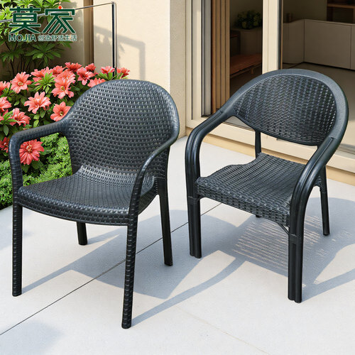 莫家庭院铁艺奶茶店摆摊室外椅子