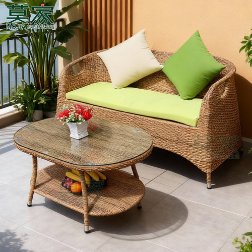 莫家户外小户型露台双人沙发