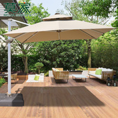 莫家户外遮阳伞庭院伞商用大太阳伞室外罗马伞别墅花园摆摊户外伞