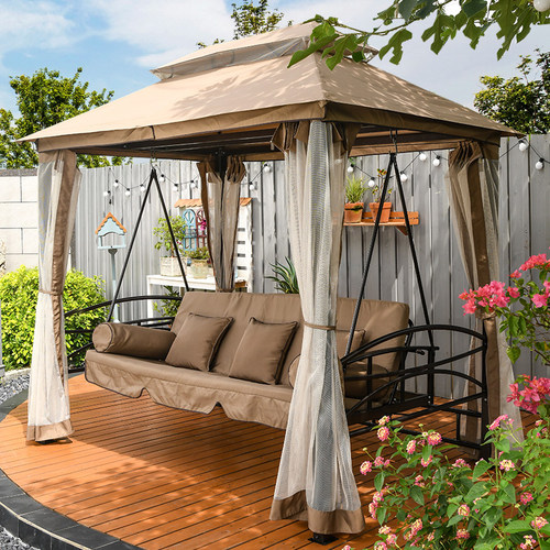 莫家户外秋千坐躺两用秋千床