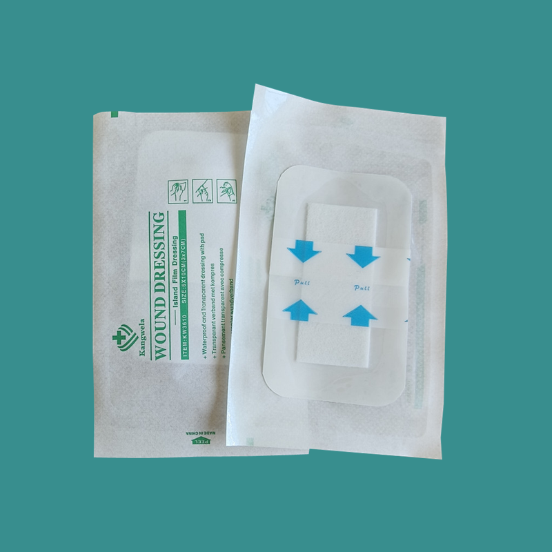 防水透明PU膜肚脐贴6*10cm