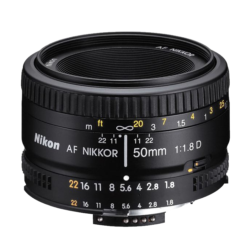 Nikon尼康50 1.8D镜头 AF 50mm f1.8D 人像定焦 小痰盂 50f1.8d