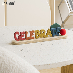 WOZOOM屋准家居饰品客厅办公桌面摆件酒柜玄关创意装 饰品生日礼物