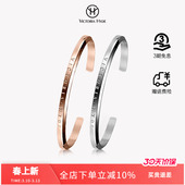 VictoriaHyde手镯女简约气质情侣款 ins小众高级感手饰男七夕礼物