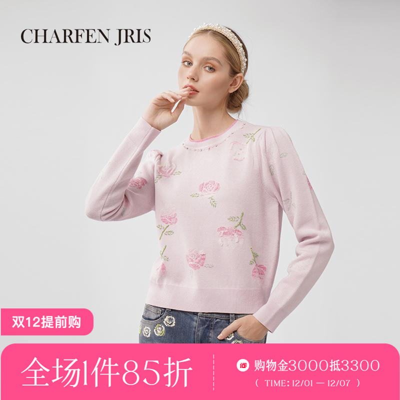 CHARFEN冬季新款时尚毛针织衫