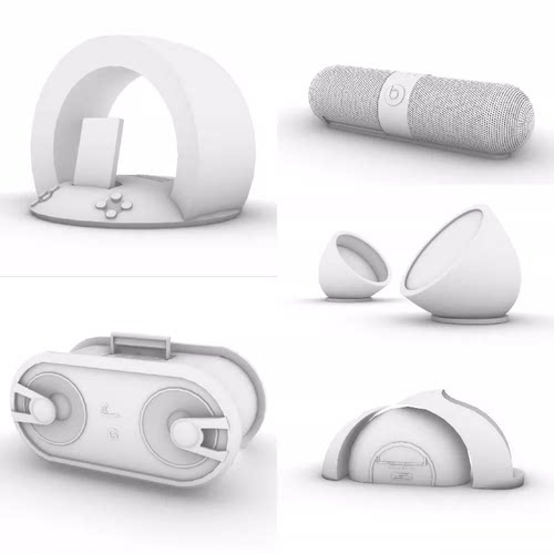 音响喇叭蓝牙智能音箱扬声器数码电子产品/犀牛rhino建模型素材