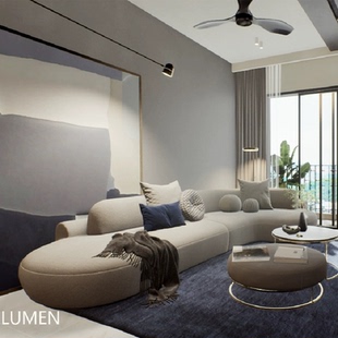 UE5现代住宅室内客厅卧室厨房卫生间交互场景Grace Residential