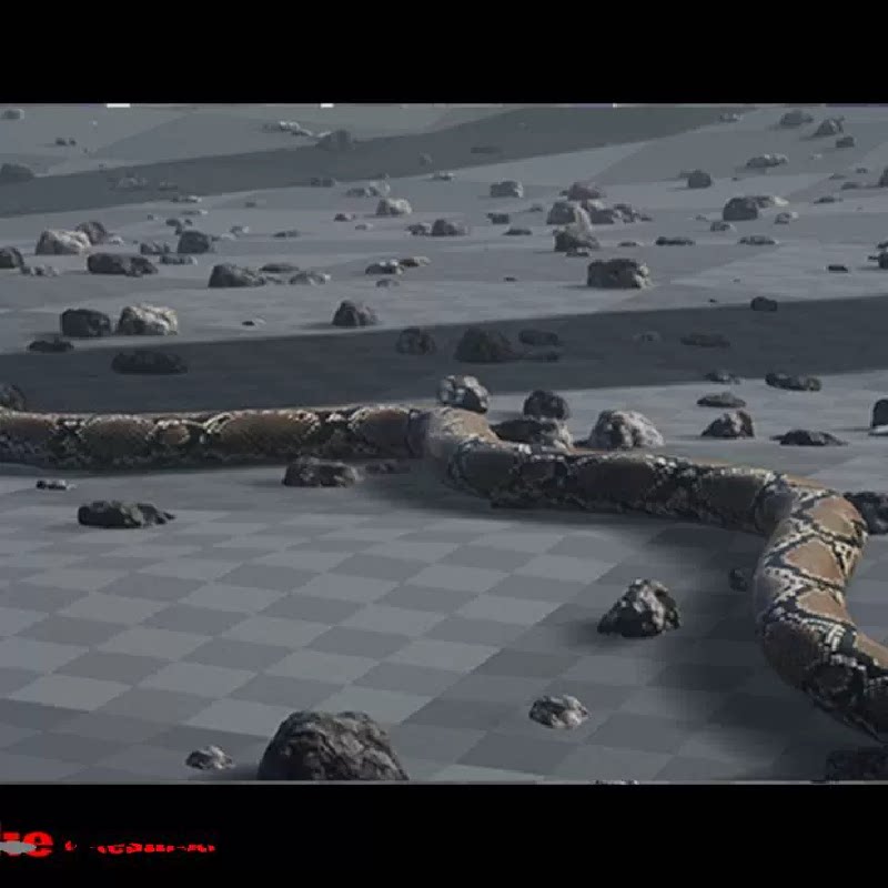 UE4UE5样条线运动蛇追踪目标运动ai蓝图Spline Snake