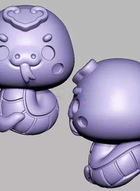 生肖蛇吊坠蛇三维立体图圆雕图STL文件雕刻机3D模型3184