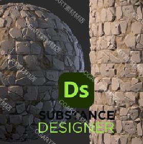 Substance Designer风格化破碎鹅卵石路面墙壁材质球sd方法及sbs