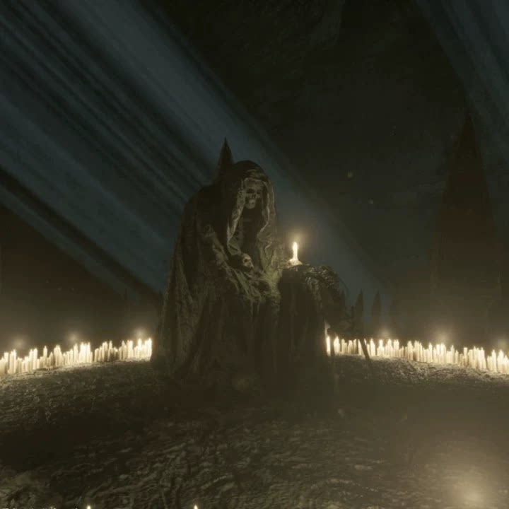 UE5.3黑暗恶魔骷髅山洞穴蜡烛祭坛宫殿王座Dark Dungeon