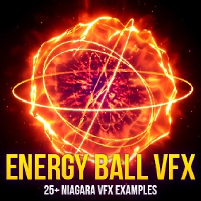 UE5能量魔法球特效Energy Ball VFX Niagara虚幻引擎