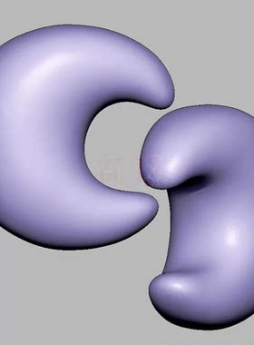 月亮三维立体图3d打印STL文件圆雕图雕刻机3D模型2719
