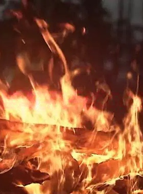 Houdini18.5篝火燃烧火堆火焰VFX特效Pyro Hip工程文件