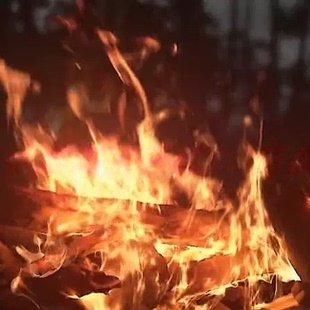 Houdini18.5篝火燃烧火堆火焰VFX特效Pyro Hip工程文件