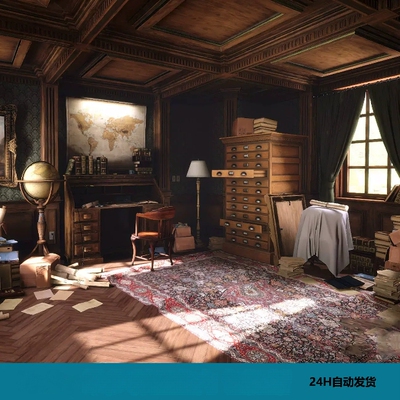 Unity Victorian Interior Environment 2.1 维多利亚室内场景