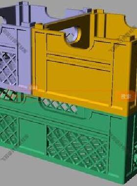 rhino板条收纳箱周转箱收纳篮子塑料篮3D模型c4d犀牛3dm obj stl