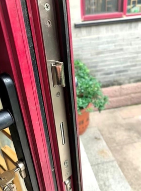 平开锁铝合金斜舌平开门多点锁体门锁老式锁芯直销塑钢断桥92