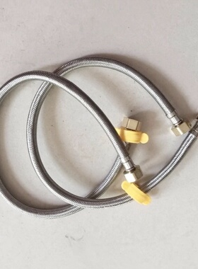 水龙头4分进水管延伸管连接管热水器编织加厚304不锈钢连接水管