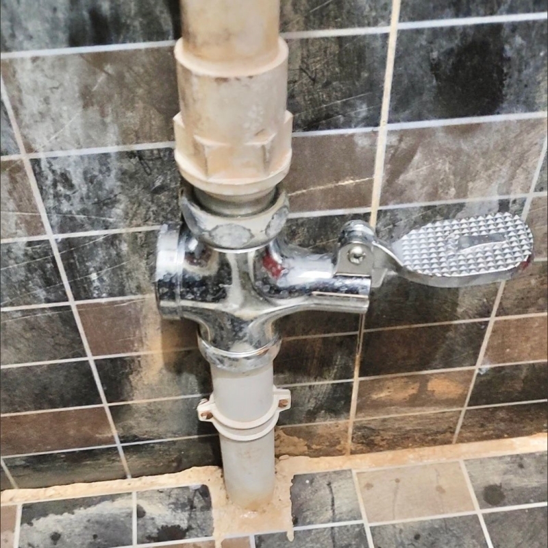全铜延时阀冲水阀蹲坑脚踏阀冲洗阀脚踏开关卫生间厕所脚踏式