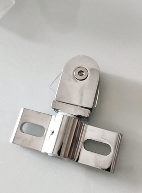 304不锈钢天地转轴玻璃铰链玻璃门门夹天地夹淋浴房五金上下轴