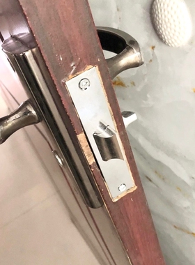 洗手间配件通用型大单舌锁体厕所老式BK浴室无钥匙门锁125孔距