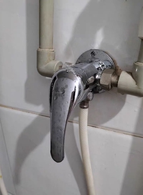 全铜太阳能热水器混水阀明装淋浴花洒配件混合老式冷热水龙头