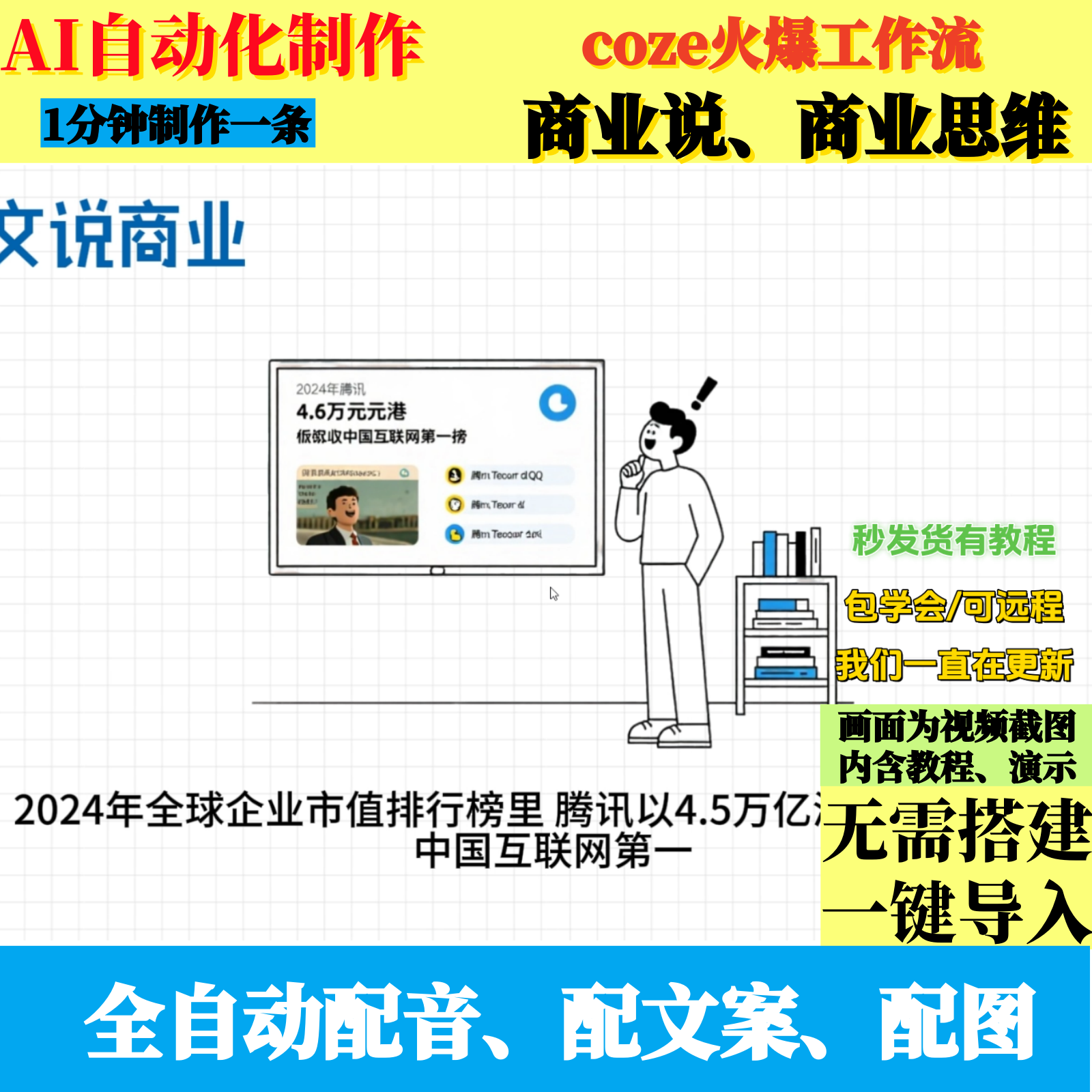 coze扣子工作商业说商业思维视频