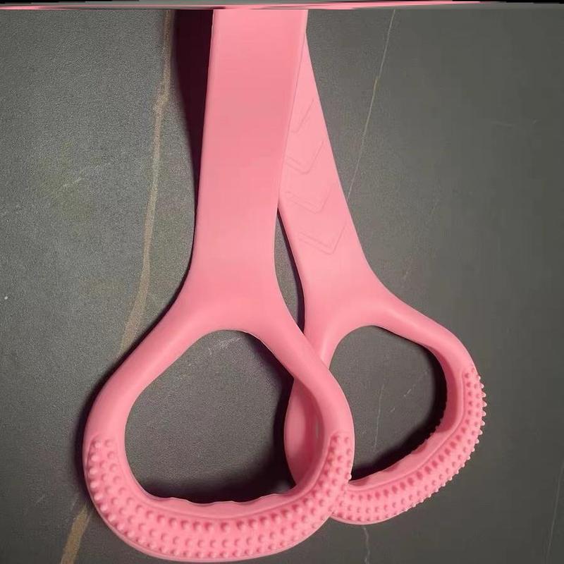 高强度拉力绳练背弹力带20磅高回弹软硅八字拉力器练后背弹二十磅