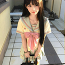 猫看花薄荷芭乐原创正版水手服jk制服校供学院风短袖套装夏季日系
