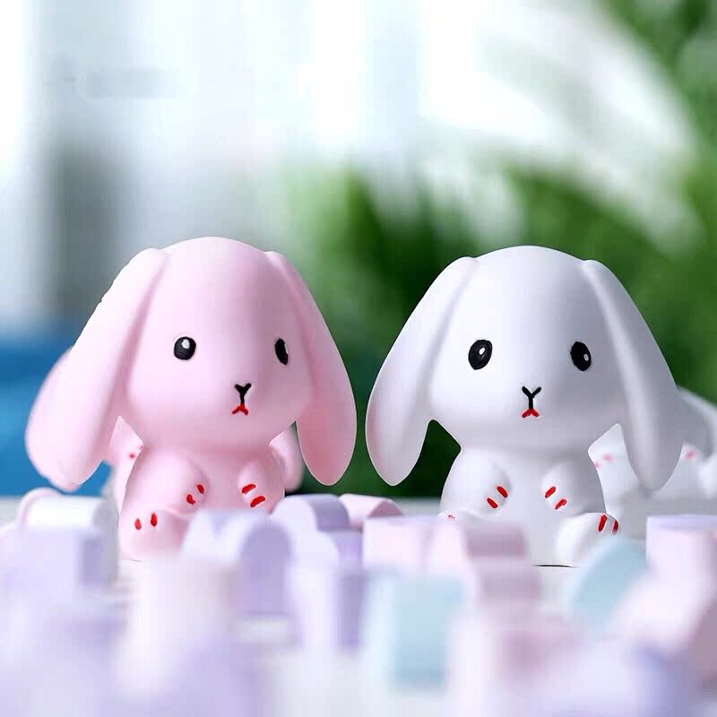 新款垂耳兔模具 diy香薰石膏模具 兔子扩香石模具 小白兔模具手工