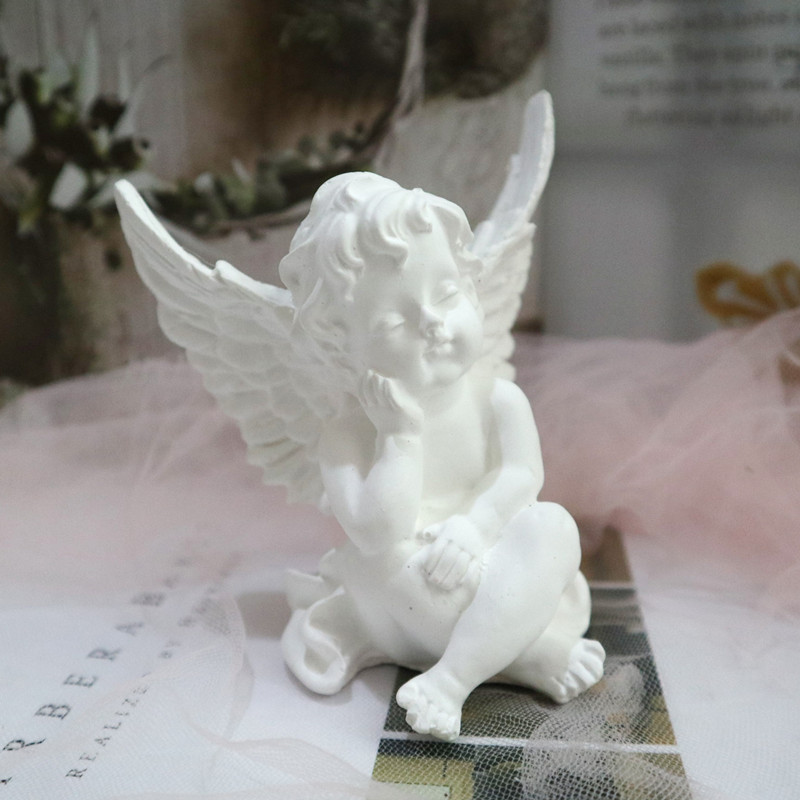 香薰石膏小天使硅胶3d硅胶模具