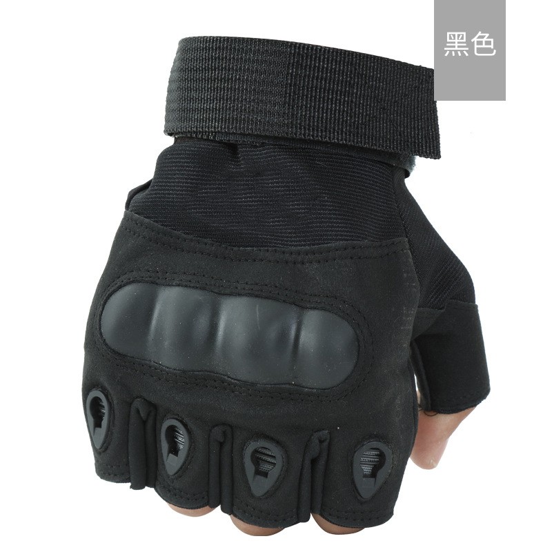 半指战术手套单兵防护健身运动训练攀岩骑行作训户外战术手套CC40