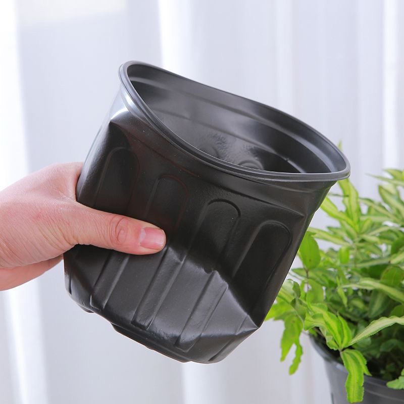 营养杯育苗花盆加仑盆黑色营养钵吹塑加厚育苗塑料苗圃专用简DD63