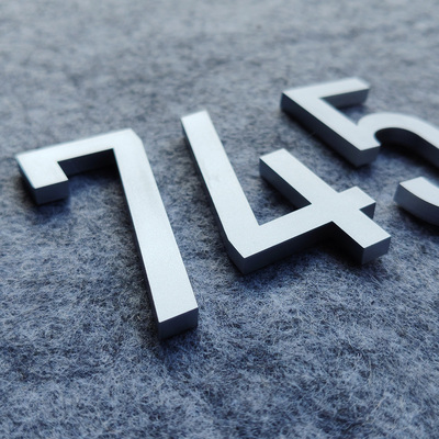 3d立体轻奢数字贴门牌号码牌储物柜号牌英文字母标识牌亚克力定制