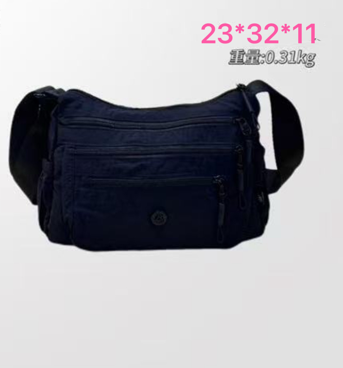 博卜7604防泼水轻便通勤斜挎包图片
