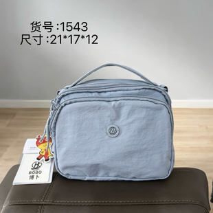 博卜泡芙1543高颜值相机包轻便时尚单肩斜挎防水多层次出行小挎包