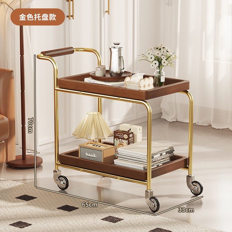 移动带轮小推车不锈钢金属中古风沙发边几多层收纳储物茶几高EC47,住宅家具,移动边几/推车,淘宝优惠券,粉丝福利购,淘宝优惠卷
