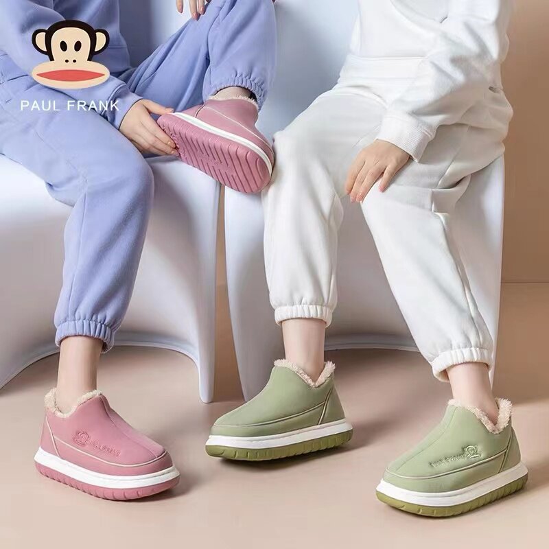 大嘴猴冬季情侣保暖包跟棉鞋